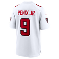 Jdoa A.Falcons #9 Michael Penix Jr. White Game Stitched Jerseys
