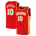 Xdoa A.Hawks #10 Zaccharie Risacher Red 2024 Draft Fast Break Player Jerseys - Icon Edition