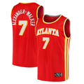 Jdoa A.Hawks #7 Nickeil Alexander-Walker Red Fast Break Replica Jerseys - Icon Edition