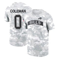 Jdoa B.Bills #0 Keon Coleman Player Arctic Camo Salute to Service T-Shirt Hoodies Stitched Jerseys