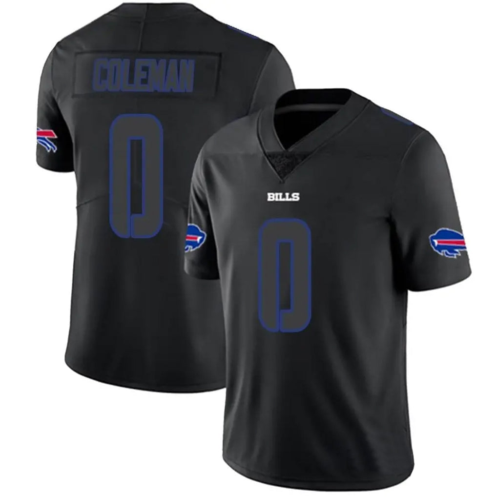 Jdoa B.Bills #0 Keon Coleman Player Black Impact Limited Home Game Stitched Jerseys
