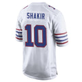 Jdoa B.Bills #10 Khalil Shakir Player White Alternate Home Game Stitched Jerseys
