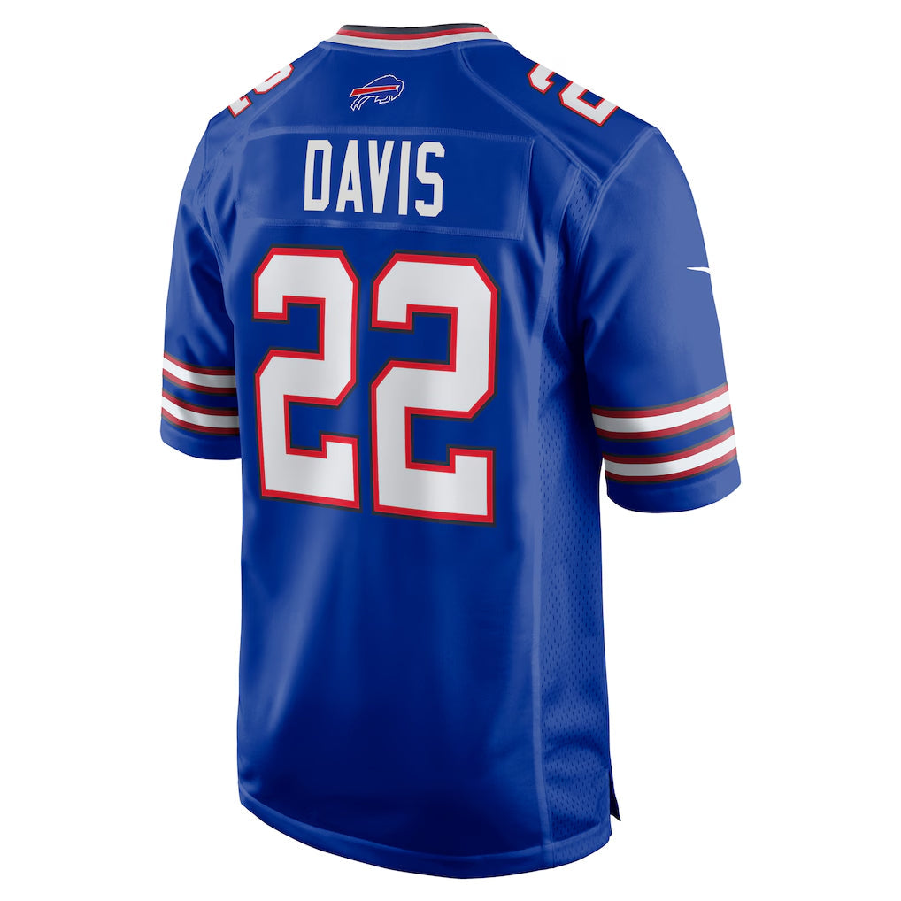 Jdoa B.Bills #22 Ray Davis Player Royal Home Game Stitched Jerseys