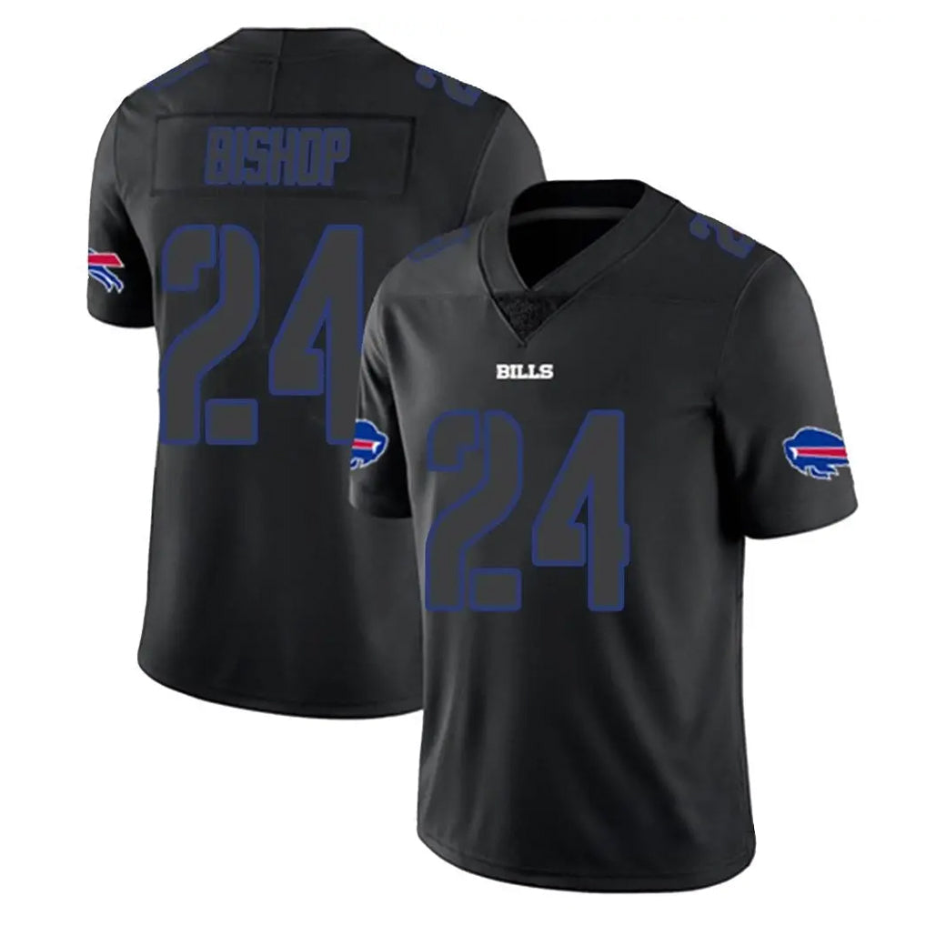 Jdoa B.Bills #24 Cole Bishop Player Limited Black Impact Game Stitched Jerseys