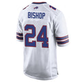 Jdoa B.Bills #24 Cole Bishop Player White Home Game Stitched Jerseys