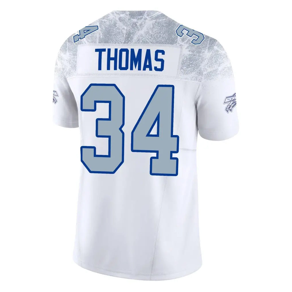 Jdoa B.Bills #34 Thurman Thomas Player White Rivalries Collection Vapor Limited Stitched Jerseys