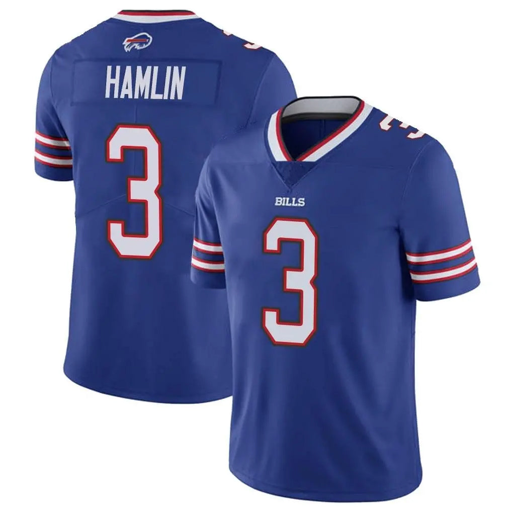 Jdoa B.Bills #3 Damar Hamlin Player Royal Vapor Untouchable Limited Stitched Jerseys
