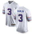 Jdoa B.Bills #3 Damar Hamlin Player White Alternate Game Stitched Jerseys