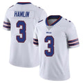 Jdoa B.Bills #3 Damar Hamlin Player White Vapor Untouchable Limited Stitched Jerseys