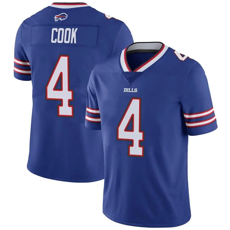 Jdoa B.Bills #4 James Cook Player Royal Vapor F.U.S.E. Limited  Stitched Jerseys