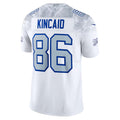 Jdoa B.Bills #86 Dalton Kincaid Player White Rivalries Collection Vapor Limited  Stitched Jerseys