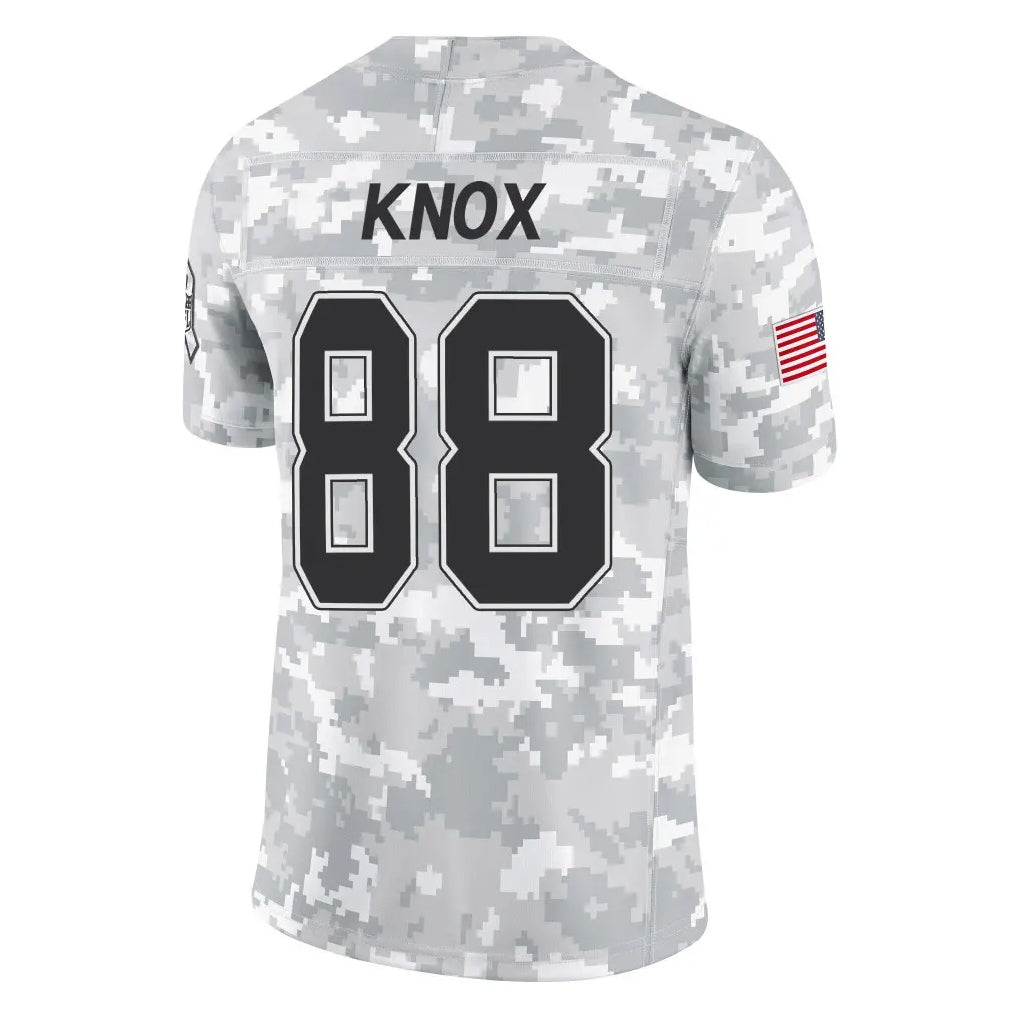 Jdoa B.Bills #88 Dawson Knox Player Arctic Camo Salute to Service Limited Stitched Jerseys