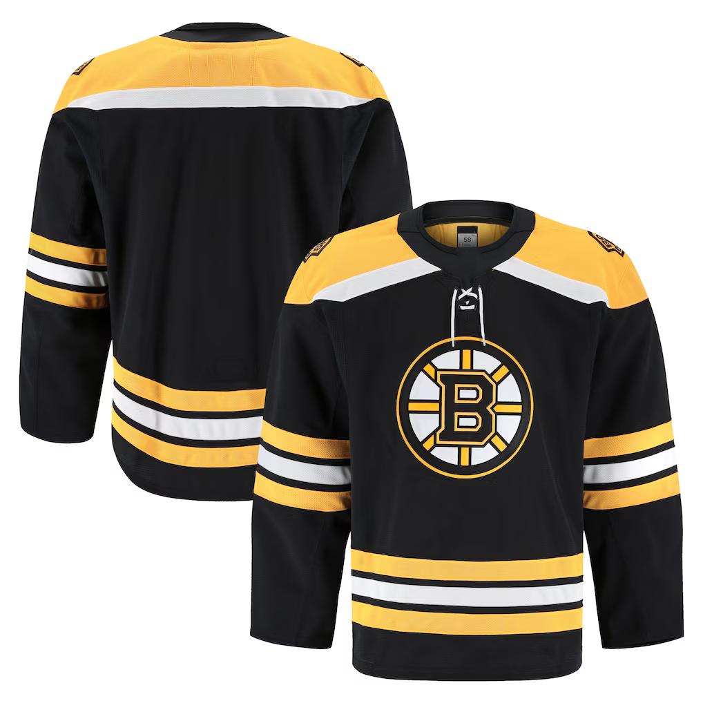 Jdoa B.Bruins Black Home Authentic Pro Stitched Jerseys