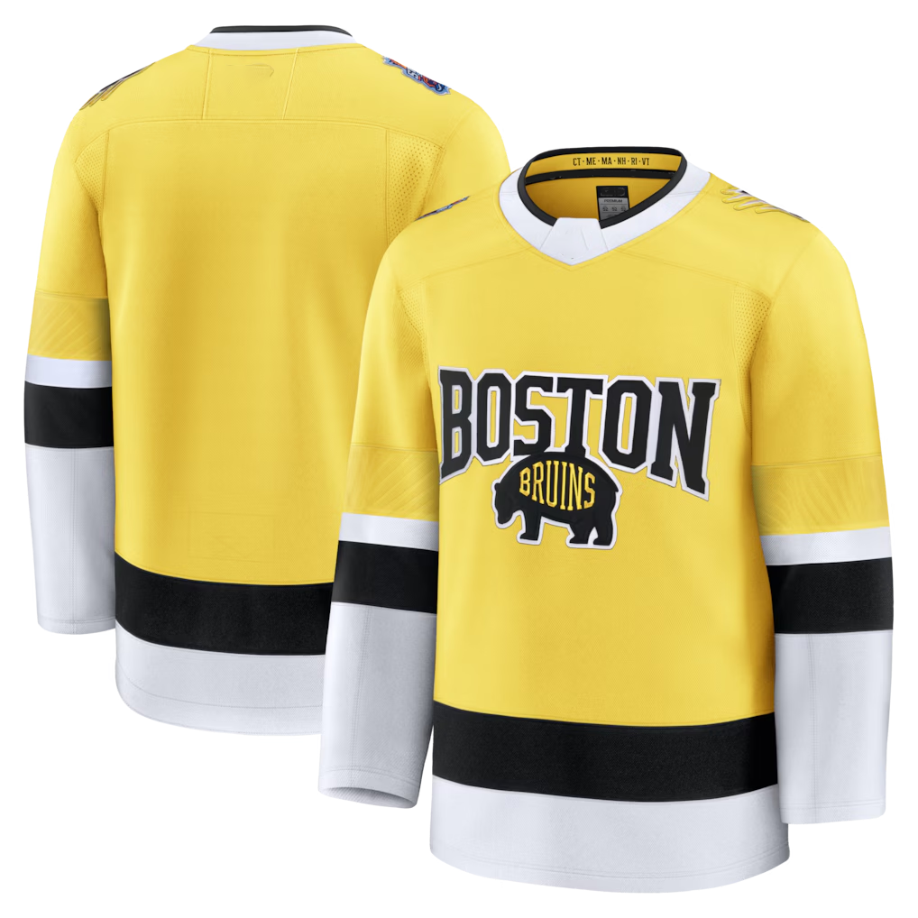 Jdoa B.Bruins Gold 2026 Stadium Series Premium Jerseys