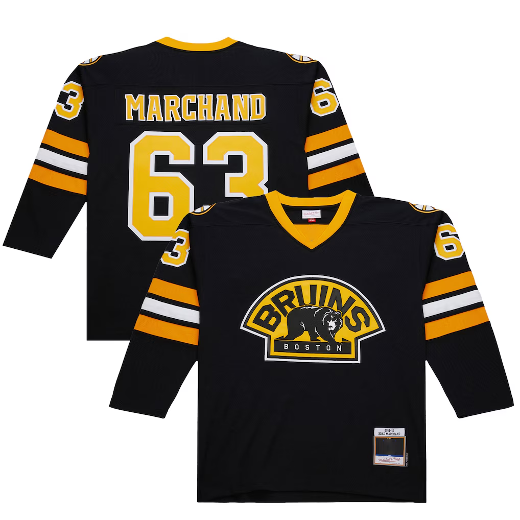 Jdoa B.Bruins #63 Brad Marchand Black 2014-15 Power Play Stitched Jerseys