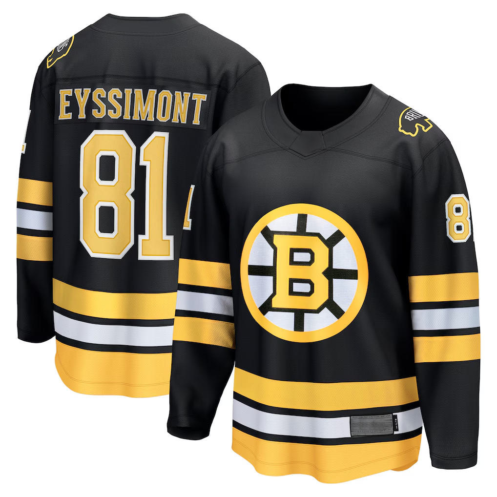 Jdoa B.Bruins #81 Michael Eyssimont Black Home Breakaway Player Stitched Jerseys