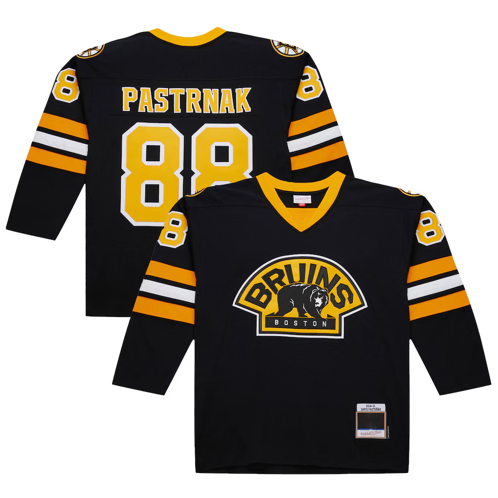 Jdoa B.Bruins #88 David Pastrnak Black 2014-15 Power Play Stitched Jerseys