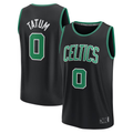 Jdoa B.Celtics #0 Jayson Tatum  Black Fast Break Replica Player Jerseys - Statement Edition