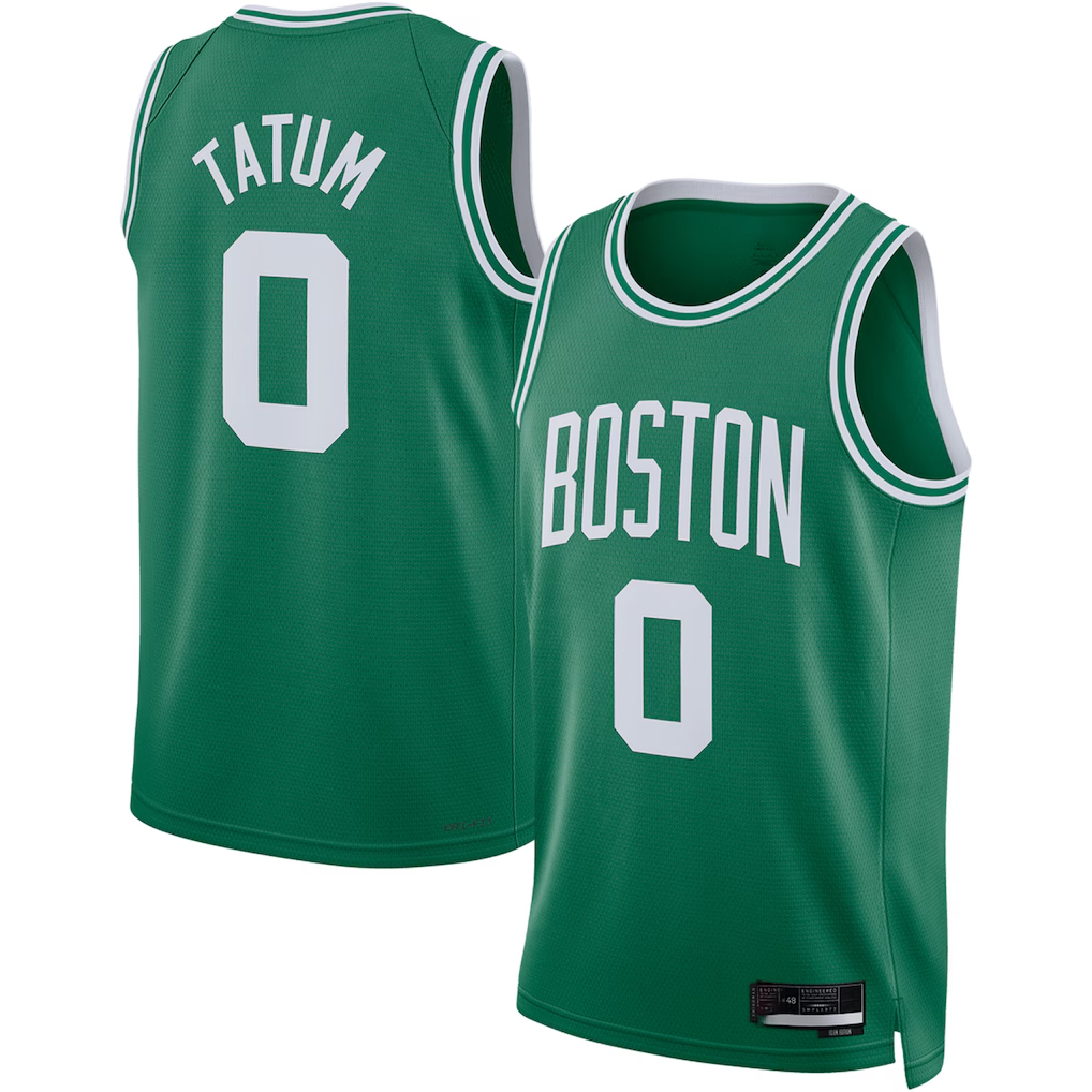 Xdoa B.Celtics #0 Jayson Tatum Kelly Green Swingman Jerseys - Icon Edition