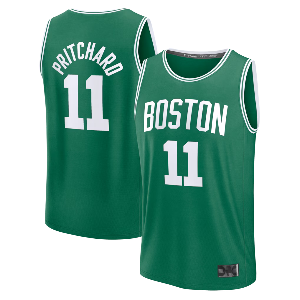 Xdoa B.Celtics #11 Payton Pritchard Kelly Green Fast Break Replica Jerseys - Icon Edition