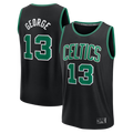 Jdoa B.Celtics #13 Paul George Black Fast Break Replica Jerseys - Statement Edition