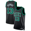 Jdoa B.Celtics #13 Paul George Black Swingman Jerseys - Statement Edition