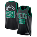 Jdoa B.Celtics #28 Hugo Gonz¨¢lez Black Swingman Jerseys - Statement Edition