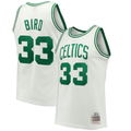 Jdoa B.Celtics #33 Larry Bird Mitchell & Ness White Hardwood Classics 198586 Swingman Jerseys