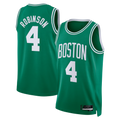 Xdoa B.Celtics #4 Mitchell Robinson Kelly Green Swingman Jerseys - Icon Edition