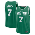 Jdoa B.Celtics #7 Jaylen Brown  Kelly Green Fast Break Replica Player Jerseys - Icon Edition