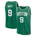 Xdoa B.Celtics #9 Derrick White  Kelly Green Fast Break Replica Player Jerseys - Icon Edition