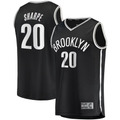 Jdoa B.Nets #20 Day'Ron Sharpe  Black Fast Break Replica Jerseys - Icon Edition