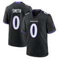 Jdoa B.Ravens #0 Roquan Smith Player Black Home Game Stitched Jerseys