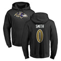 Jdoa B.Ravens #0 Roquan Smith Player Black Pullover Hoodie Stitched Jerseys