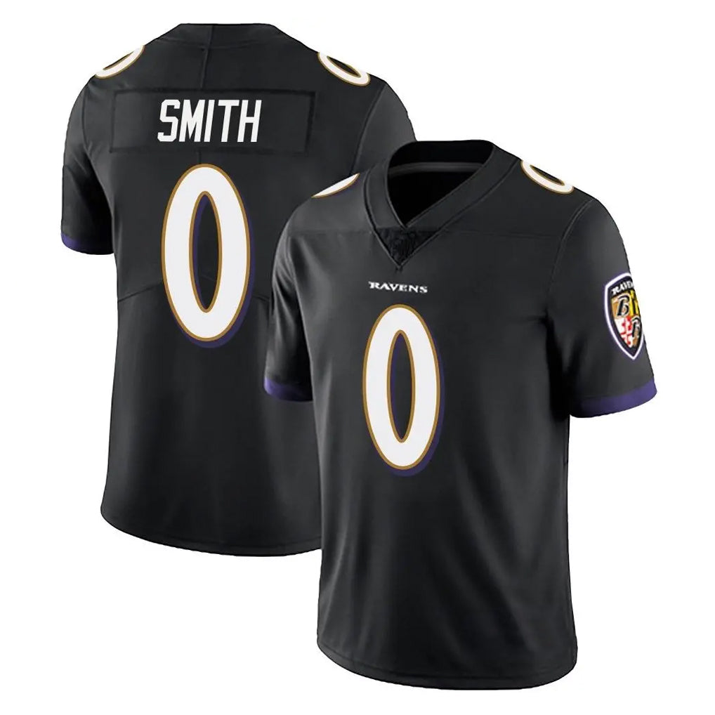 Jdoa B.Ravens #0 Roquan Smith Player Black Vapor Untouchable Limited Home Game Stitched Jerseys