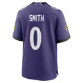 Jdoa B.Ravens #0 Roquan Smith Purple Team Game Stitched Jerseys