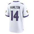 Jdoa B.Ravens #14 Ravens Kyle Hamilton White Game Stitched Jerseys