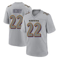 Jdoa B.Ravens #22 Derrick Henry Player Gray Replica Limited Stitched Jerseys