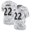 Jdoa B.Ravens #22 Derrick Henry Player Arctic Camo Salute to Service Limited  Stitched Jerseys