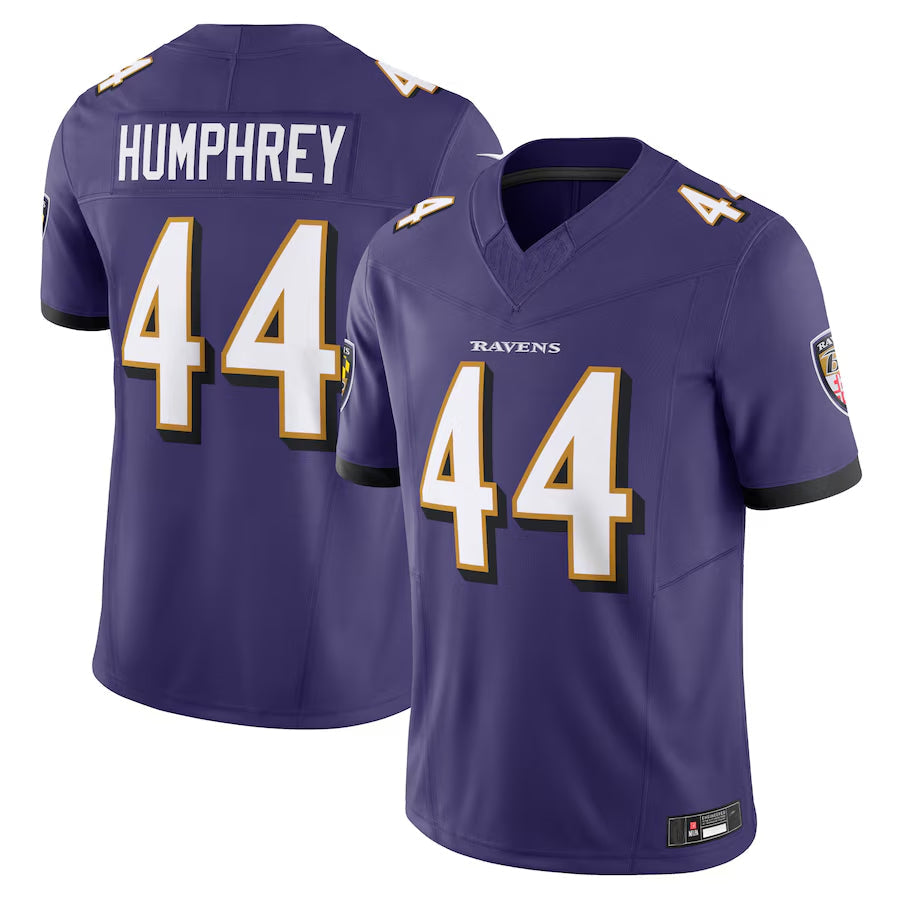Jdoa B.Ravens #44 Marlon Humphrey Player Purple Vapor F.U.S.E. Limited Home Game Stitched Jerseys
