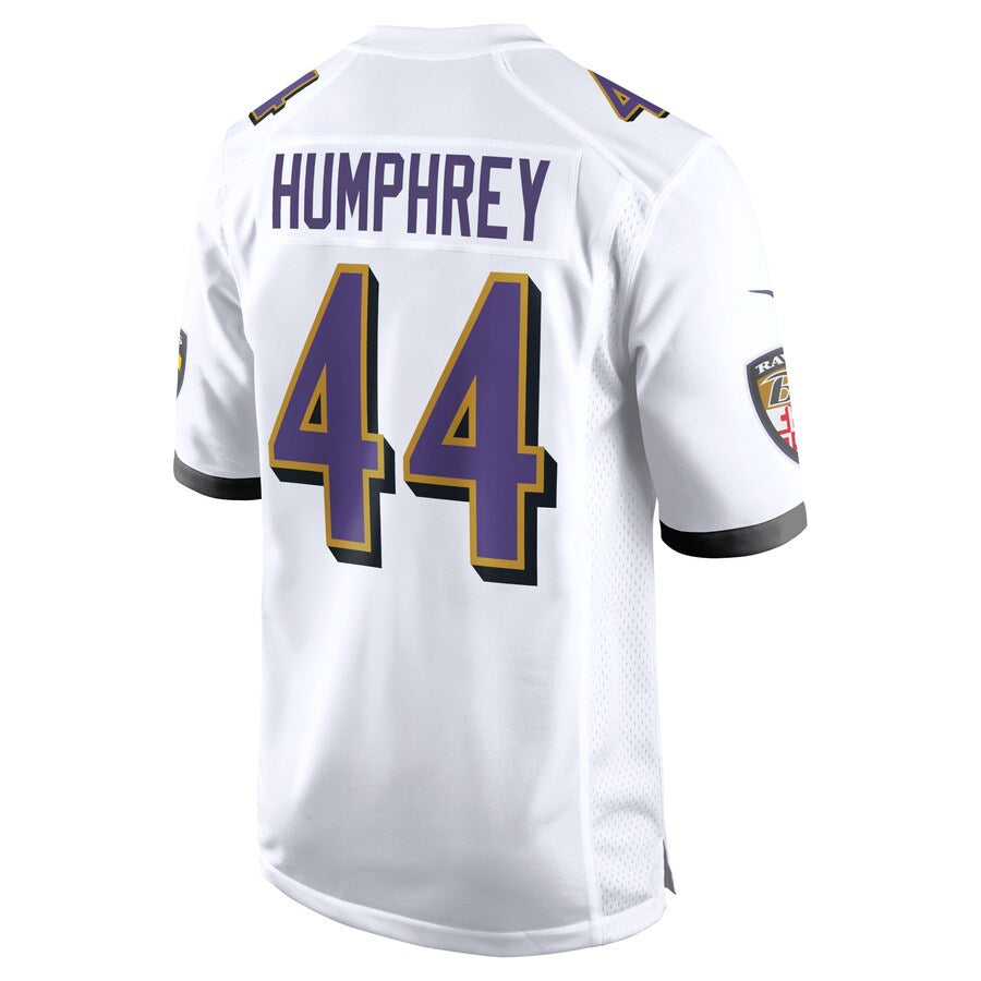 Jdoa B.Ravens #44 Marlon Humphrey Player White Alternate Home Game Stitched Jerseys