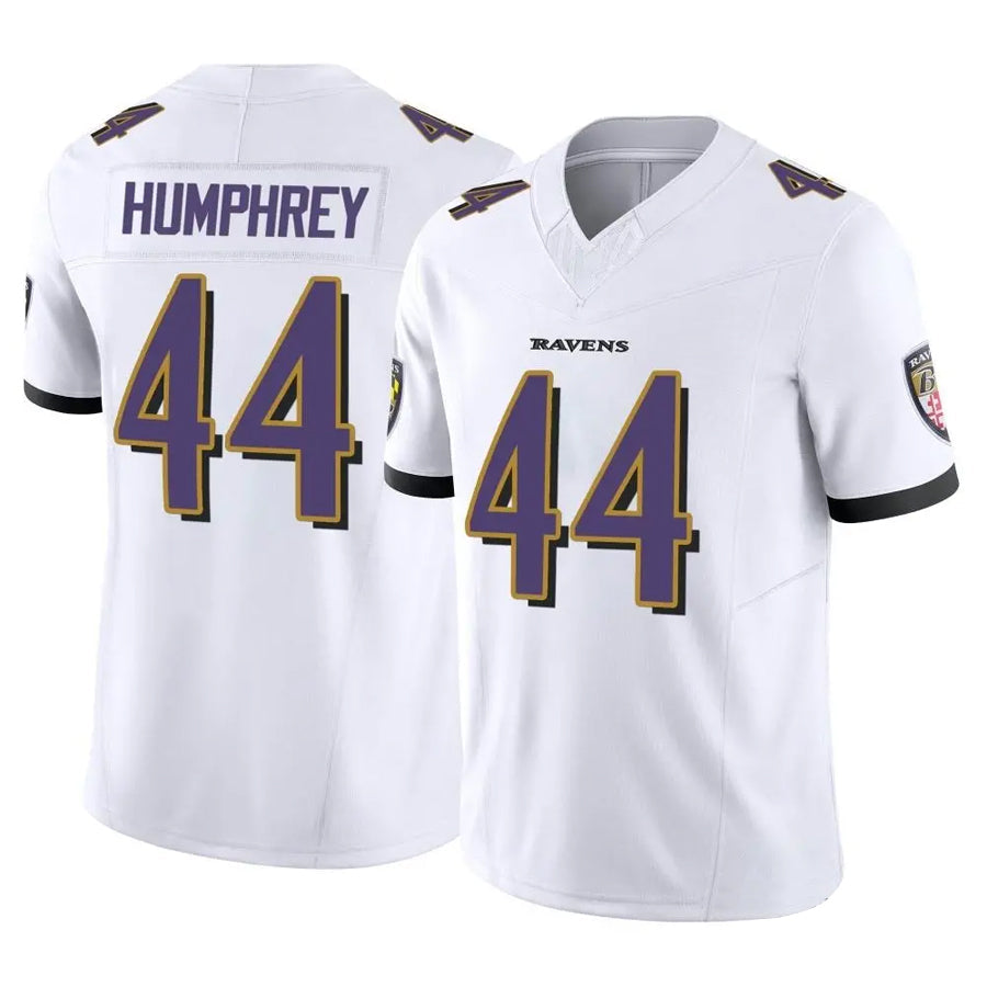 Jdoa B.Ravens #44 Marlon Humphrey Player White Vapor F.U.S.E. Limited Home Game Stitched Jerseys