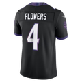 Jdoa B.Ravens #4 Zay Flowers Black Alternate Alternate Vapor F.U.S.E. Stitched Limited Jerseys