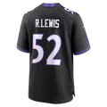 Jdoa B.Ravens #52 Ray Lewis Black Alternate Retired Player Stitched Jerseys