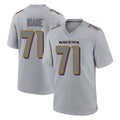 Jdoa B.Ravens #71 Olaivavega Ioane Player Gray Replica Limited Stitched Jerseys
