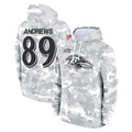 Jdoa B.Ravens #89 Mark Andrews Player Arctic Camo Salute To Service Hoodie Stitched Jerseys