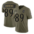 Jdoa B.Ravens #89 Mark Andrews Player Olive Salute To Service Limited Home Game Stitched Jerseys