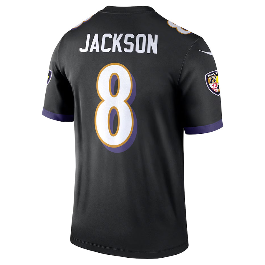 Jdoa B.Ravens #8 Lamar Jackson Player Black Legend Performance Stitched Jerseys