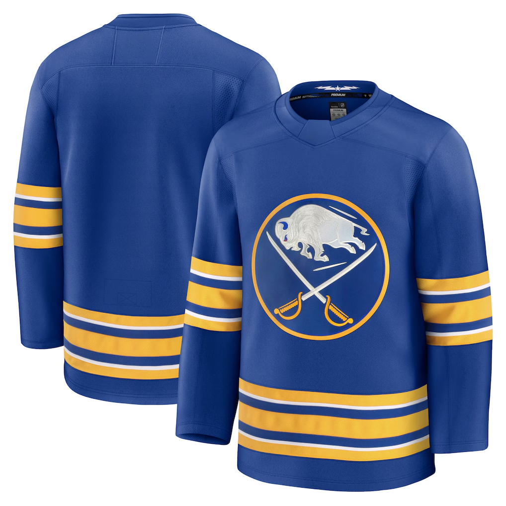 Jdoa B.Sabres Royal Home Premium Stitched Jerseys