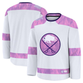 Jdoa B.Sabres White 2024 Hockey Fights Cancer Practice Stitched Jerseys